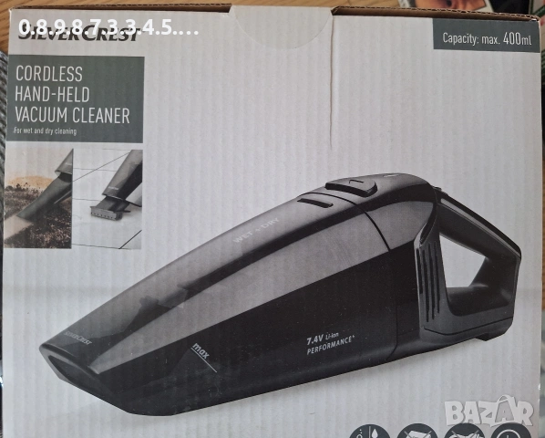 акумулаторна прахосмукачка с USB кабел с остатъчна гаранция!, снимка 6 - Прахосмукачки - 54012493