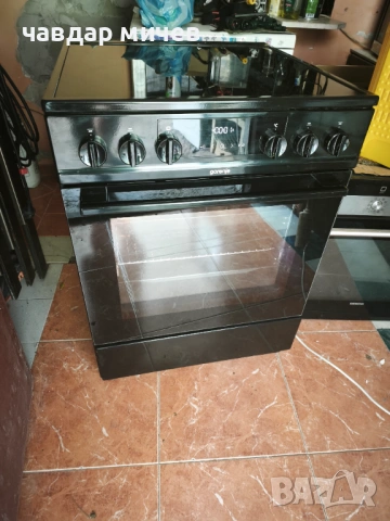 Черна свободно стояща печка Gorenje , снимка 12 - Печки, фурни - 54720366