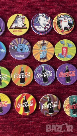 редки винтидж Coca-Cola POG/Milk Caps от 1996 г., част от колекцията "Coke Cap"., снимка 5 - Колекции - 55275575