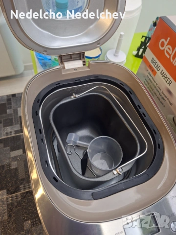 Хлебопекарна Delimano, използвана, в оригинална опаковка, снимка 3 - Хлебопекарни - 54103952