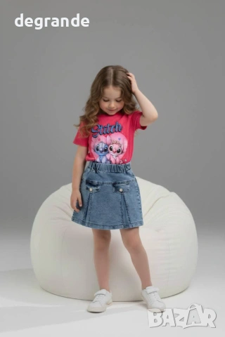 🧸Детски комплект Пола с Тениска 