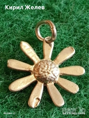 Сребърна висулка МАРГАРИТА подходящ аксесоар за ежедневието 53076, снимка 3 - Колиета, медальони, синджири - 54005502