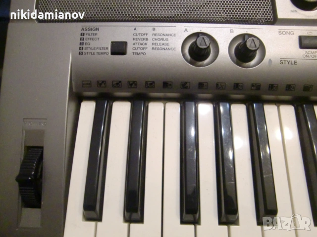 Продавам синтезатор YAMAHA YPT-400 запазен   , снимка 6 - Синтезатори - 54403183