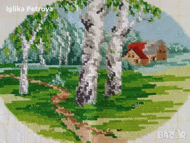 Гоблени Фенерчето,воденичката,есен и зима, снимка 15 - Гоблени - 55081035