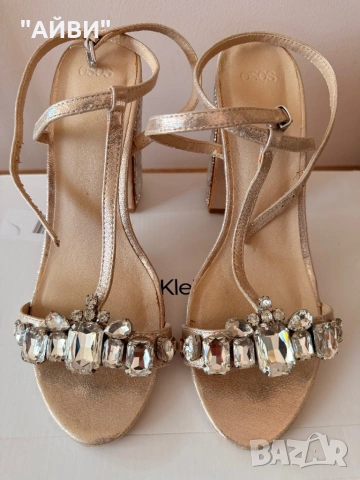 ASOS Дамски сандали с камъни, снимка 4 - Сандали - 53981380