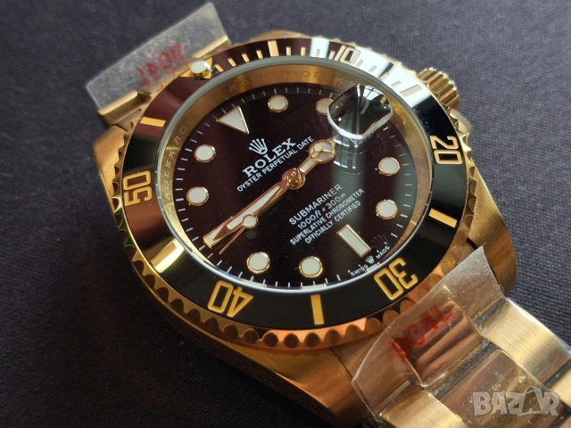 Rolex Day-Date, Submariner Gold, снимка 8 - Луксозни - 54930635