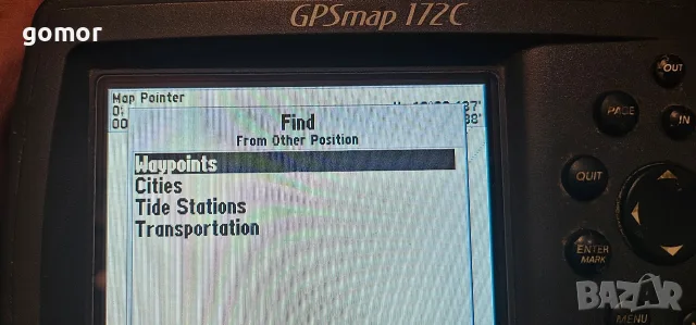сонар+сонда морска навигация Garmin GPSMAP 172C – цветен GPS картограф,, снимка 10 - Garmin - 55396274