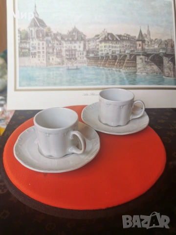 Порцеланови чашки за кафе тип Rosenthal, снимка 3 - Сервизи - 54498611