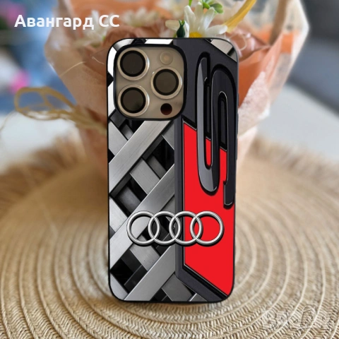 Силиконов Калъф за iPhone с лого Audi, снимка 11 - Калъфи, кейсове - 54611152