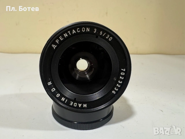 Обектив Pentacon 3.5/30. М42, снимка 2 - Обективи и филтри - 54359246