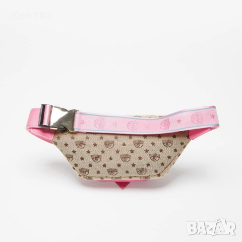 Chiara Ferragni Canvas Funky Bag - Оригинална дамска чанта за кръст и рамо, снимка 2 - Чанти - 54838953
