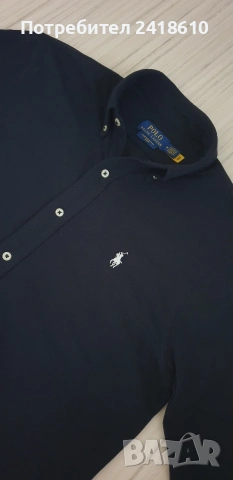 POLO Ralph Lauren FeatherWeight Mesh Pique Cotton Mens Size M НОВО!ОРИГИНАЛ! Мъжка Риза!, снимка 8 - Ризи - 55036689