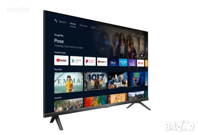 Телевизор TCL LED 40S6200, 40" (101 см), Smart Android TV, Full HD, снимка 4 - Телевизори - 55467271