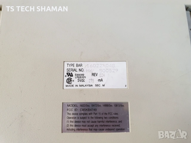 Ретро Полу-Механична клавиатура iCL модел за PS/2 "Fujitsu Peerless switch", снимка 7 - Антикварни и старинни предмети - 54212448