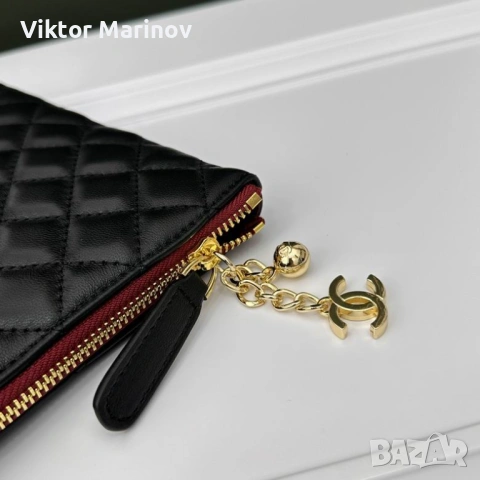 Chanel Clutch / Pochette – Висок клас реплика, Black Quilted Leather, Gold Hardware, снимка 3 - Чанти - 54653119