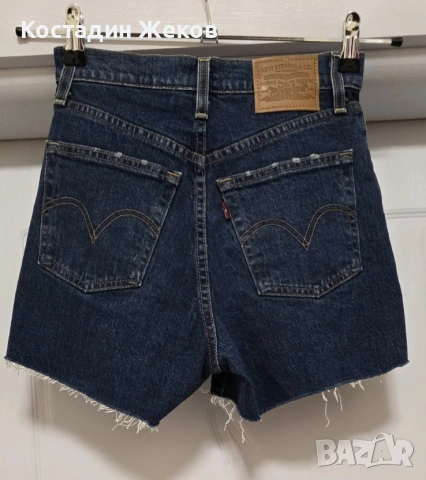 Нови. Дамски оригинални дънкови къси панталони Levi's Ribcage , снимка 4 - Къси панталони и бермуди - 54895628