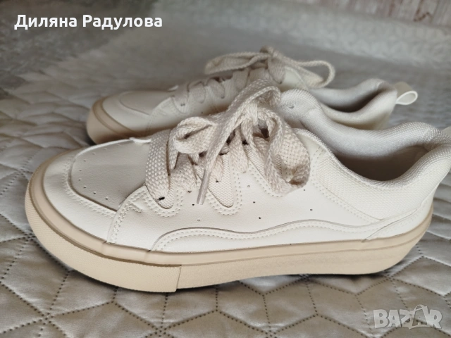 Бели кецове 41 номер, снимка 11 - Маратонки - 54200705