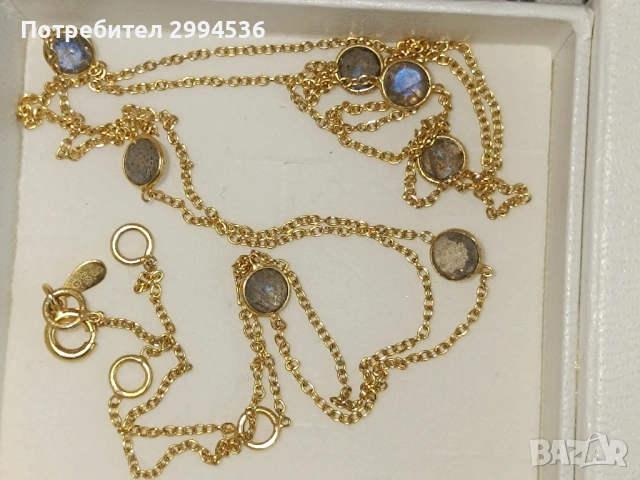Обеци и колиета, снимка 6 - Бижутерийни комплекти - 54351412