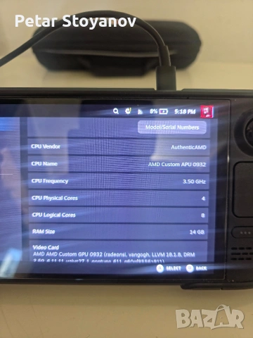 Steam deck 512gb, снимка 6 - Други игри и конзоли - 54823766
