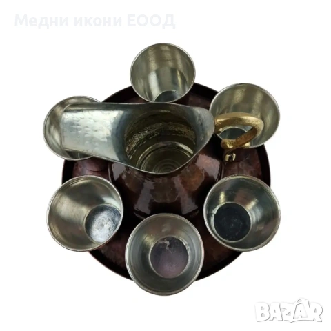 МЕДЕН СЕРВИЗ ЗА ВИНО, снимка 2 - Сервизи - 54644392