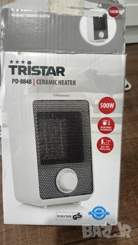 Мини вентилаторна печка - духалка 500W, с регулиране, снимка 5 - Отоплителни печки - 55215825