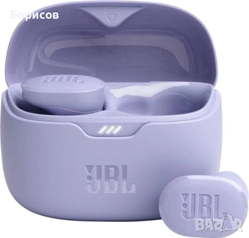 Блутуут слушалки JBL Tune Buds-лилави, снимка 3 - Bluetooth слушалки - 55285024