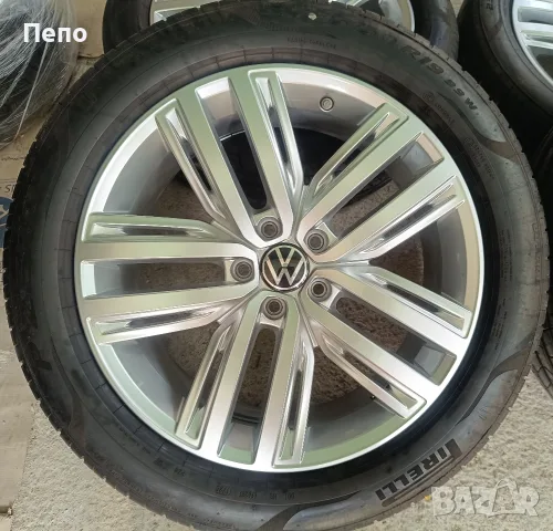 Оригинални джанти с гуми летни 19 цола Vw Tiguan дот 2025г нови!!!, снимка 2 - Гуми и джанти - 47914876