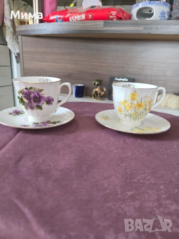 Порцеланови двойни сетове , снимка 2 - Чаши - 51821401