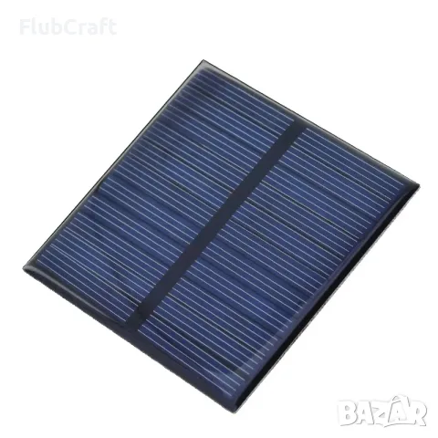 Поликристален Соларен Панел 5.5V 110mA 0.55W 70 х 70mm