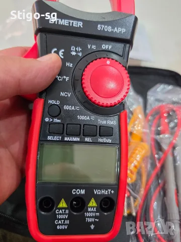 Мултицет -ампер клещи-BTMETER BT-570S-APP-Bluetooth, снимка 3 - Друга електроника - 55595223