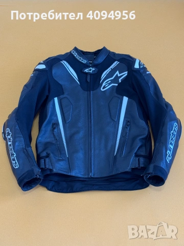 Кожено мото яке Alpinestars Atem V3 размер 50