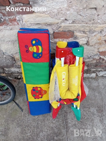 Голяма квадратна кошара за игра Graco Pack 'n Play TotBloc, снимка 8 - Кошарки - 55053351