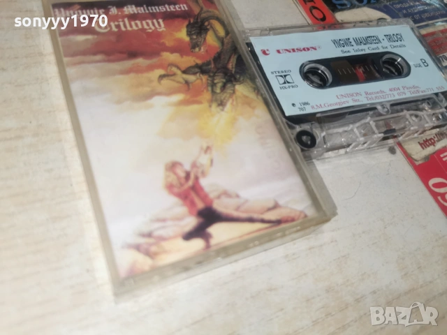 YNGWIE MALMSTTEN 1986 UNISON TAPE 1106261825H2E7R, снимка 4 - Аудио касети - 54870795