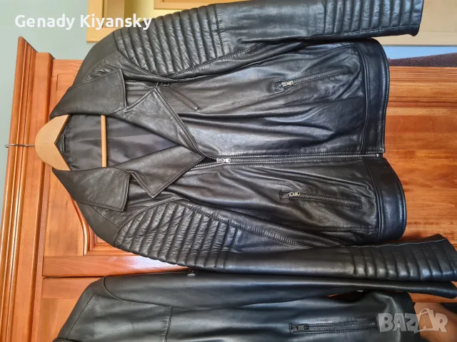 Кожани якета ,использовано много рядко, снимка 2 - Якета - 55702380