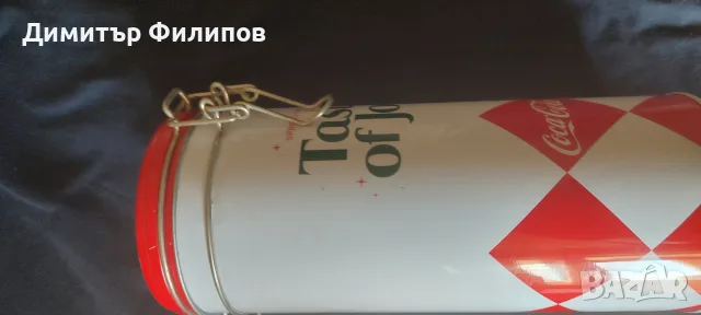колекционерска кутия КОКА - КОЛА с капак и механизъм, снимка 3 - Колекции - 55672050