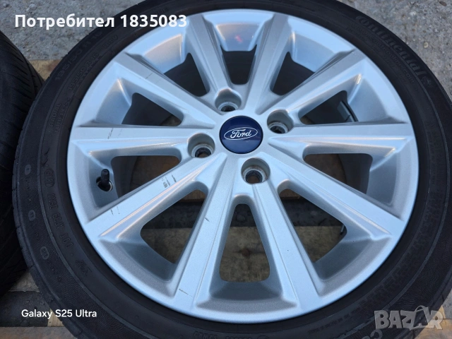 Лети джанти 16ки 4х108 Ford + летни гуми 195/50/16 Continental, снимка 7 - Гуми и джанти - 54129006