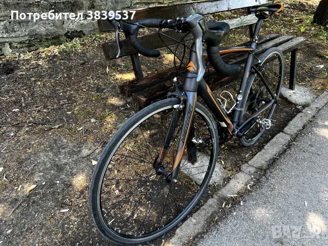 Merida Ride 100 (Размер S/M) – Шосеен велосипед с карбонова вилка, снимка 3 - Велосипеди - 55644430