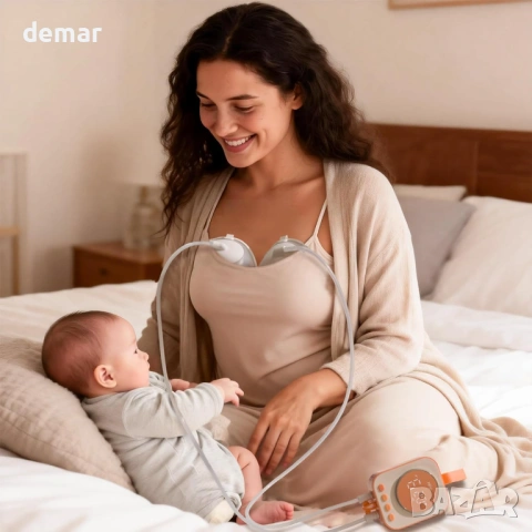 Електрическа двойна помпа за кърма NCVI, 4 режима и 9 нива, снимка 2 - Помпи за кърма - 54025449