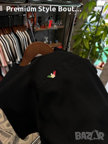 Мъжки памучни тениски emporio armani Burberry Hermes Calvin Klein , снимка 3 - Тениски - 54016051