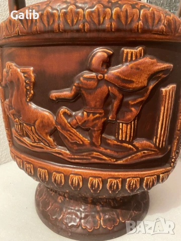 Красива голяма Амфора , снимка 2 - Антикварни и старинни предмети - 54058123