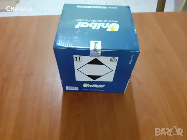 Unibat CBTX12-BS (YTX12-BS) Нов мото акумулатор, сухо зареден.