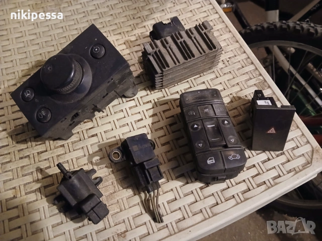 Opel vectra c - копче фарове , реле подгрев , бутон ел.стъкла , клапан турбо , 