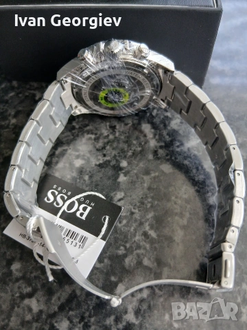 Нов часовник HUGO BOSS 1513755 Hero Sport Lux Chronograph , снимка 6 - Мъжки - 54472662