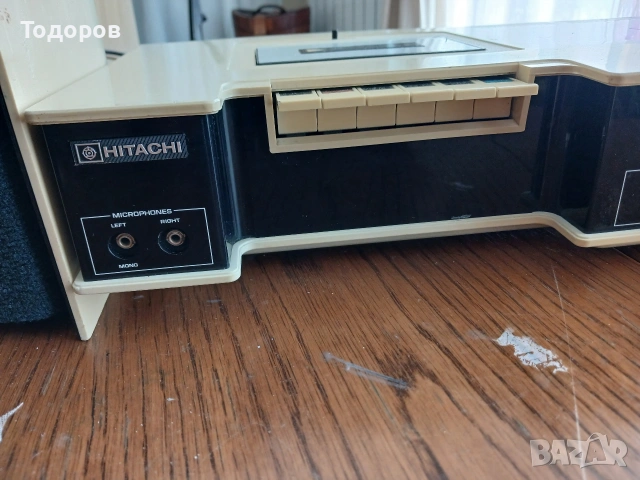 Ретро радиокасетофон space age,музикална уредба Hitachi ST 3412 E, снимка 5 - Радиокасетофони, транзистори - 55215476