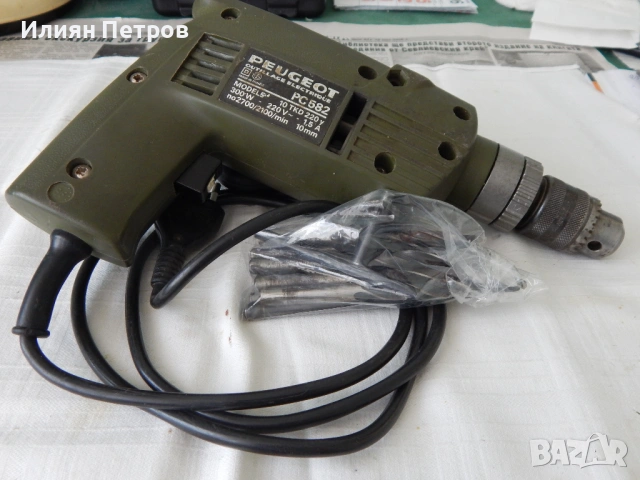 дрелка PEGEOT mod  PC-582, снимка 3 - Бормашини - 54866160