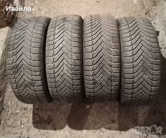 Продавам 4 броя зимни гуми 225.45.17 на 1 сезон дот 2020 Мишелин алпин 6 
