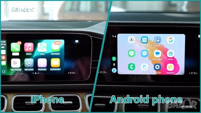 OTTOCAST Mini Core 2-в-1 безжичен CarPlay и Android Auto адаптер, снимка 9 - Аксесоари и консумативи - 54948564