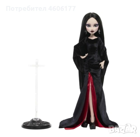 кукли Кукла Monster High Wednesday Morticia Addams Skullector, снимка 2 - Кукли - 54352209
