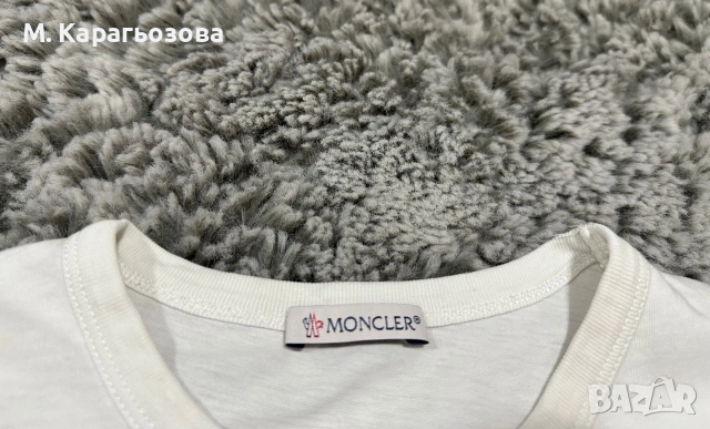 Moncler - оригинална мъжка тениска, Размер S, снимка 3 - Тениски - 55225877