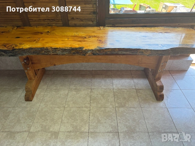 Дървена маса, снимка 2 - Маси - 55063506